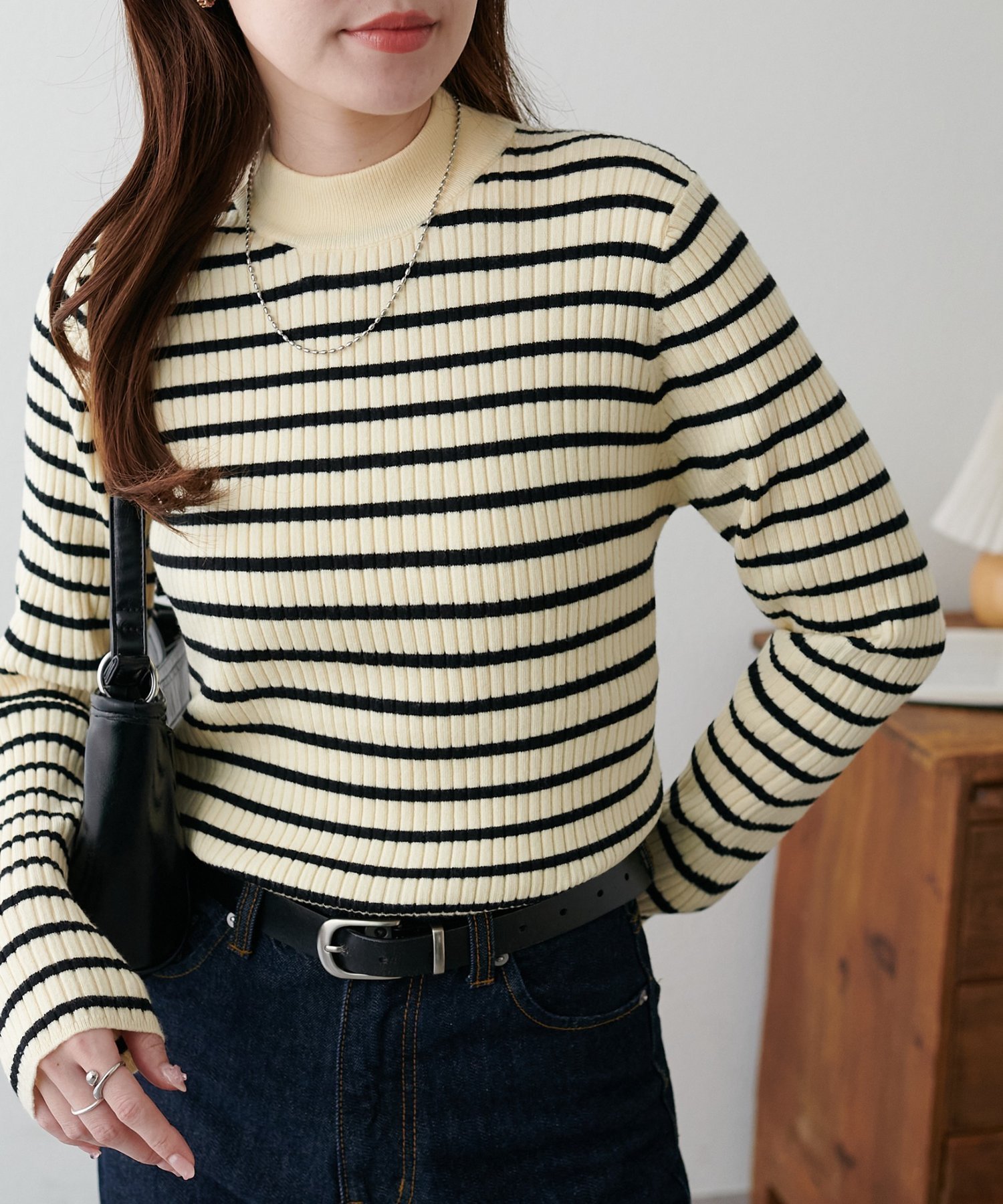 【ディスコート/Discoat】の【リピーター続出/26色展開】モチモチリブパイピングハイネック《WEB限定》 インテリア・キッズ・メンズ・レディースファッション・服の通販 founy(ファニー) 　ファッション　Fashion　レディースファッション　Fashion for Women　シンプル　Simple, Minimal　フィット　Fit, Slim Fit　トープ|ID: prp329100004933451 ipo3291000000037029763