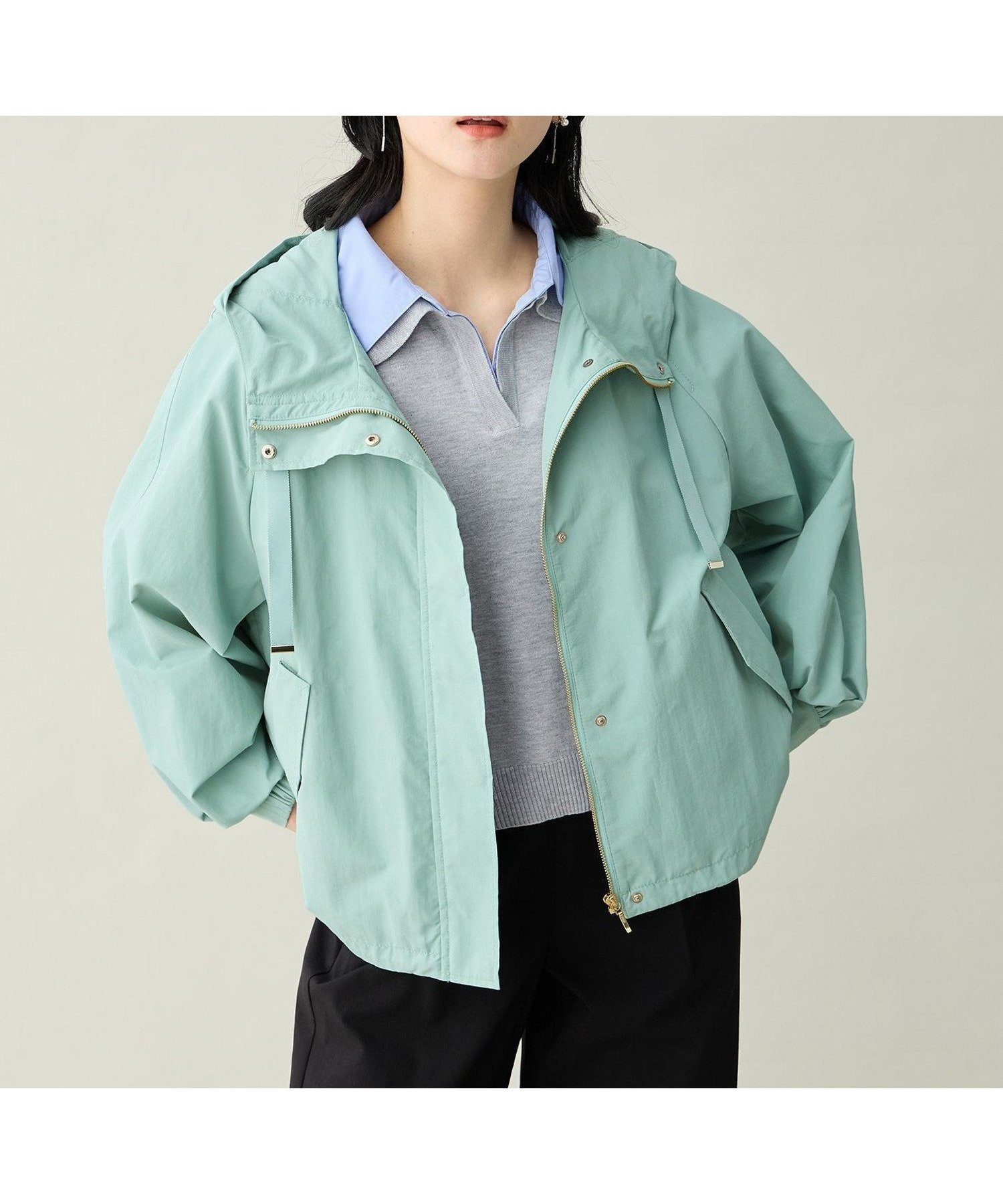 【エニー/ANY】の撥水マウンテンパーカー インテリア・キッズ・メンズ・レディースファッション・服の通販 founy(ファニー) 　ファッション　Fashion　レディースファッション　Fashion for Women　トップス・カットソー　Cut & Sew Tops　レディースパーカー・カジュアルフーディー　Casual Hoodies & Sweatshirts　スピンドル　Spindle, Drawcord　パーカー　Hoodie, Parka　再入荷　Restock / Back in Stock　夏　Summer　春　Spring　S/S・春夏　SS, Spring/Summer, Warm Season　ミント[062]|ID: prp329100004933453 ipo3291000000037029775