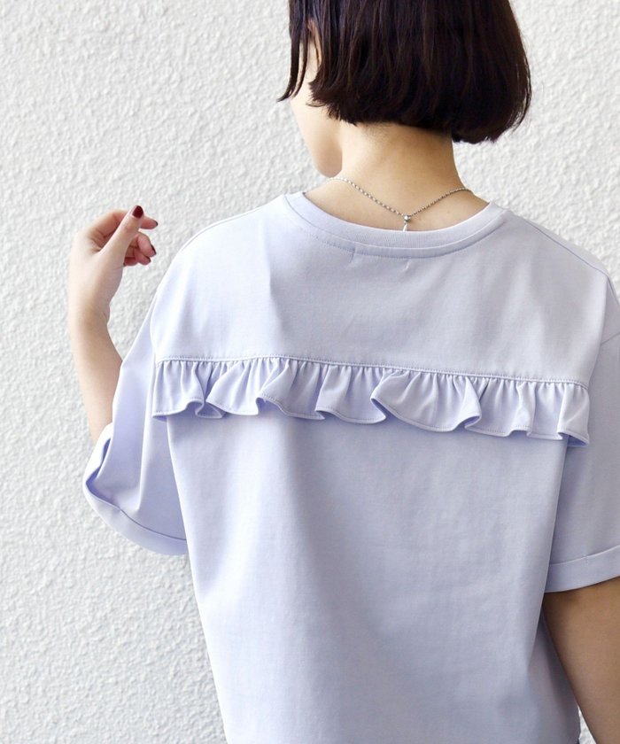 【シップス フォー ウィメン/SHIPS】の【WEB限定】 接触冷感 オーガニック コットン フリル TEE インテリア・キッズ・メンズ・レディースファッション・服の通販 founy(ファニー) https://founy.com/ ファッション Fashion レディースファッション Fashion for Women インナー Innerwear オーガニック Organic Cotton カットソー Cut and Sewn Top シンプル Simple, Minimal スラックス Slacks, Dress Pants フェミニン Feminine, Girly フリル Frill, Ruffle ボックス Boxy, Box Shape ポケット Pocket, Pocket Detail ワイド Wide, Wide Fit おすすめ Recommended / Our Picks 夏 Summer 2026年 2026 |ID: prp329100004933456 ipo3291000000037029789