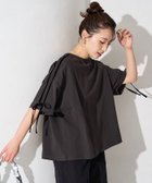 【フリークスストア/FREAK'S STORE】の袖ベロアリボンライン半袖ラグランTシャツ【限定展開】 ブラック|ID: prp329100004933457 ipo3291000000037366694
