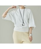【カレンソロジー/Curensology】のドルマンナローTシャツ 人気、トレンドファッション・服の通販 founy(ファニー) ファッション Fashion レディースファッション Fashion for Women トップス・カットソー Cut & Sew Tops シャツ・ブラウス・オフィスカジュアル Elegant Blouses & Button-Ups ロングTシャツ・Tシャツ Longline T-Shirts & Tees インド Indian Textile エレガント 上品 Elegant ダウン Down, Puffer thumbnail ホワイト|ID: prp329100004933461 ipo3291000000037029811