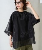 【フリークスストア/FREAK'S STORE】の限定展開 オーガンジー × カットソー 重ね ラグラン 半袖 Tシャツ 人気、トレンドファッション・服の通販 founy(ファニー) ファッション Fashion レディースファッション Fashion for Women トップス・カットソー Cut & Sew Tops シャツ・ブラウス・オフィスカジュアル Elegant Blouses & Button-Ups ロングTシャツ・Tシャツ Longline T-Shirts & Tees カットソー・ベーシックTシャツ Cut-and-Sewn Tops / Stretch Tees & Basics 2026年 2026 オーガンジー Organza Fabric カットソー Cut and Sewn Top シアー Sheer, See-Through スリーブ Sleeve, Long Sleeve / Short Sleeve トレンド Trend, Trending Now バランス Balance, Style Balance エレガント 上品 Elegant 半袖 Short Sleeve, Half Sleeve 夏 Summer S/S・春夏 SS, Spring/Summer, Warm Season thumbnail ブラック|ID: prp329100004933462 ipo3291000000037029816