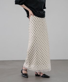 【ローリーズファーム/LOWRYS FARM】のストレッチサテンレーススカート 大人の最旬トレンドファッション＆コーディネート founy(ファウニー) ファッション Fashion レディースファッション Fashion for Women スカート Skirts サテン Satin, Glossy Fabric シンプル Simple, Minimal トレンド Trend, Trending Now レース Lace, Lace Fabric エレガント 上品 Elegant |ID:prp329100004933463