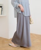 【チャオパニックティピー/CIAOPANIC TYPY】の【-3kg見え/14色展開】スタイルアップサテンスカート グレー|ID: prp329100004933464 ipo3291000000037029837