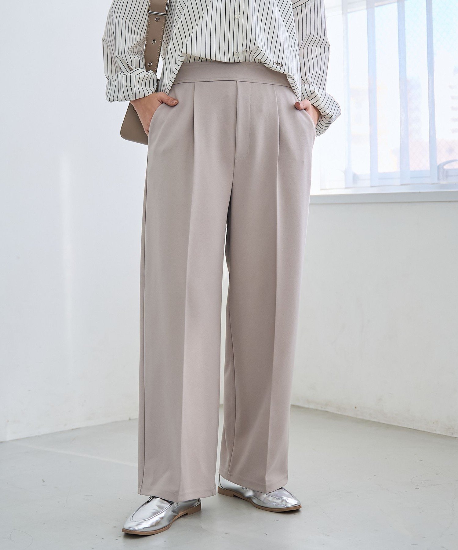 【コーエン/COEN】の【定番/新サイズ登場】イージービューティーワイドパンツ(WEB限定サイズあり) インテリア・キッズ・メンズ・レディースファッション・服の通販 founy(ファニー) 　ファッション　Fashion　レディースファッション　Fashion for Women　パンツ　Pants & Trousers　ウォッシュ　Washed Finish　春　Spring　洗える　Machine Washable　スウェット / スエット　Sweatshirt, Sweatwear　ストレッチ　Stretch, Stretchy Fabric　セットアップ　Set-Up, Coordinated Outfit　センター　Center, Center Line　ドローコード　Drawcord, Drawstring Cord　定番　Standard, Basic Item　バランス　Balance, Style Balance　ベーシック　Basic, Essential　ポケット　Pocket, Pocket Detail　ルーズ　Loose, Oversized　ワイド　Wide, Wide Fit　S/S・春夏　SS, Spring/Summer, Warm Season　おすすめ　Recommended / Our Picks　夏　Summer　2026年　2026　LT.GRAY|ID: prp329100004933465 ipo3291000000037029845