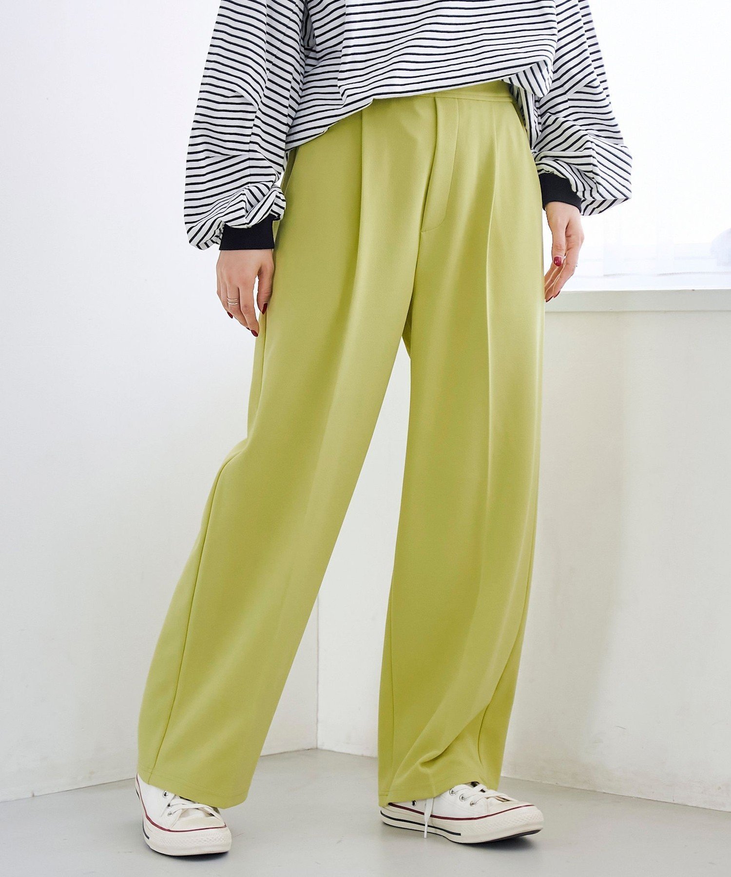 【コーエン/COEN】の【定番/新サイズ登場】イージービューティーワイドパンツ(WEB限定サイズあり) インテリア・キッズ・メンズ・レディースファッション・服の通販 founy(ファニー) 　ファッション　Fashion　レディースファッション　Fashion for Women　パンツ　Pants & Trousers　ウォッシュ　Washed Finish　春　Spring　洗える　Machine Washable　スウェット / スエット　Sweatshirt, Sweatwear　ストレッチ　Stretch, Stretchy Fabric　セットアップ　Set-Up, Coordinated Outfit　センター　Center, Center Line　ドローコード　Drawcord, Drawstring Cord　定番　Standard, Basic Item　バランス　Balance, Style Balance　ベーシック　Basic, Essential　ポケット　Pocket, Pocket Detail　ルーズ　Loose, Oversized　ワイド　Wide, Wide Fit　S/S・春夏　SS, Spring/Summer, Warm Season　おすすめ　Recommended / Our Picks　夏　Summer　2026年　2026　LIME|ID: prp329100004933465 ipo3291000000037029847