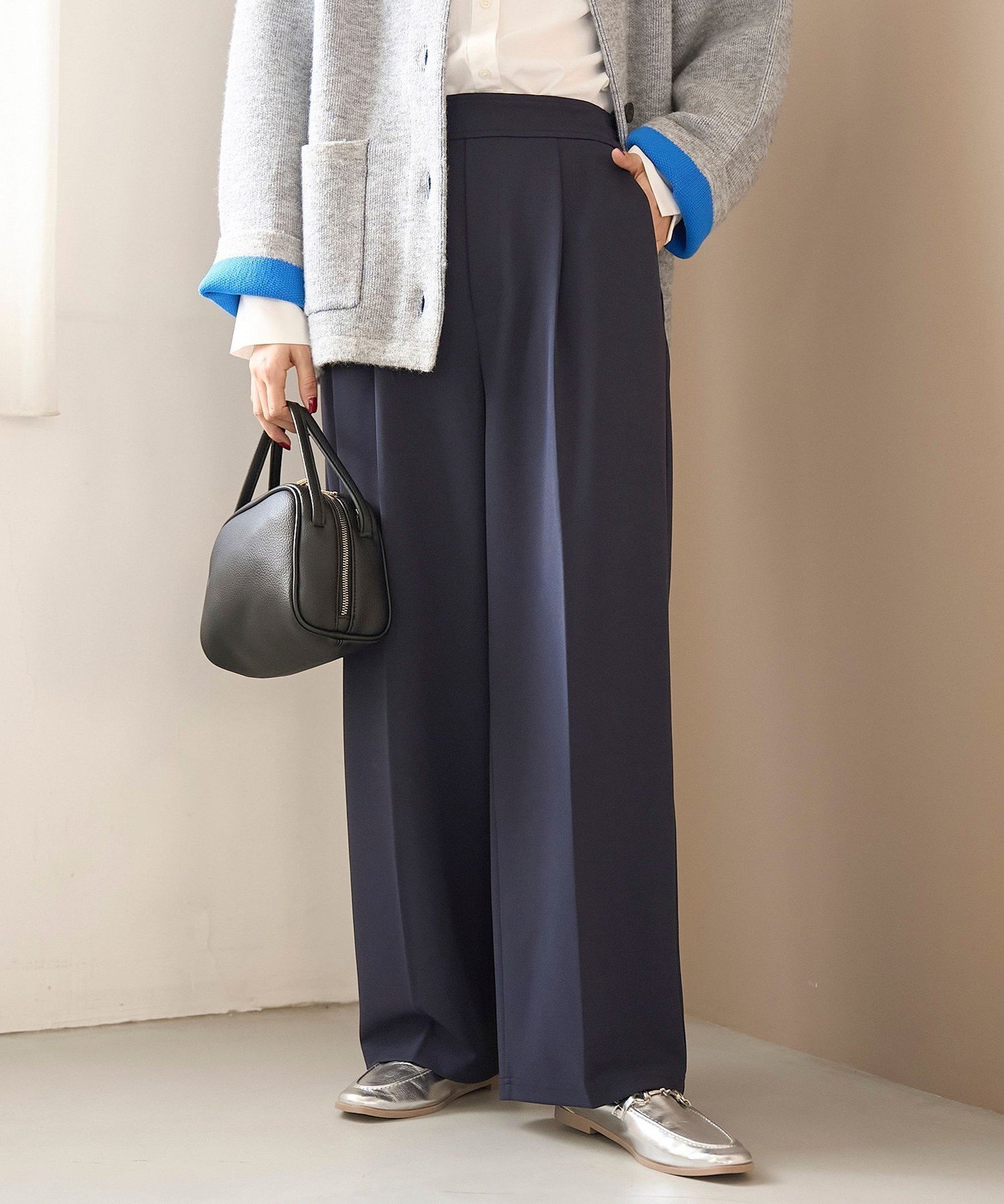 【コーエン/COEN】の【定番/新サイズ登場】イージービューティーワイドパンツ(WEB限定サイズあり) インテリア・キッズ・メンズ・レディースファッション・服の通販 founy(ファニー) 　ファッション　Fashion　レディースファッション　Fashion for Women　パンツ　Pants & Trousers　ウォッシュ　Washed Finish　春　Spring　洗える　Machine Washable　スウェット / スエット　Sweatshirt, Sweatwear　ストレッチ　Stretch, Stretchy Fabric　セットアップ　Set-Up, Coordinated Outfit　センター　Center, Center Line　ドローコード　Drawcord, Drawstring Cord　定番　Standard, Basic Item　バランス　Balance, Style Balance　ベーシック　Basic, Essential　ポケット　Pocket, Pocket Detail　ルーズ　Loose, Oversized　ワイド　Wide, Wide Fit　S/S・春夏　SS, Spring/Summer, Warm Season　おすすめ　Recommended / Our Picks　夏　Summer　2026年　2026　NAVY|ID: prp329100004933465 ipo3291000000037029848