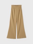 【エイミーイストワール/eimy istoire】のBELL SILHOUETTE PANTS 人気、トレンドファッション・服の通販 founy(ファニー) ファッション Fashion レディースファッション Fashion for Women パンツ Pants & Trousers カーディガン Cardigan, Knitwear コンパクト Compact, Small Size ショート Short, Short Length シンプル Simple, Minimal バランス Balance, Style Balance フレア Flare, Flared エレガント 上品 Elegant 再入荷 Restock / Back in Stock thumbnail BEIGE|ID: prp329100004933466 ipo3291000000037029851