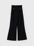 【エイミーイストワール/eimy istoire】のBELL SILHOUETTE PANTS 人気、トレンドファッション・服の通販 founy(ファニー) ファッション Fashion レディースファッション Fashion for Women パンツ Pants & Trousers カーディガン Cardigan, Knitwear コンパクト Compact, Small Size ショート Short, Short Length シンプル Simple, Minimal バランス Balance, Style Balance フレア Flare, Flared エレガント 上品 Elegant 再入荷 Restock / Back in Stock thumbnail BLACK|ID: prp329100004933466 ipo3291000000037029852