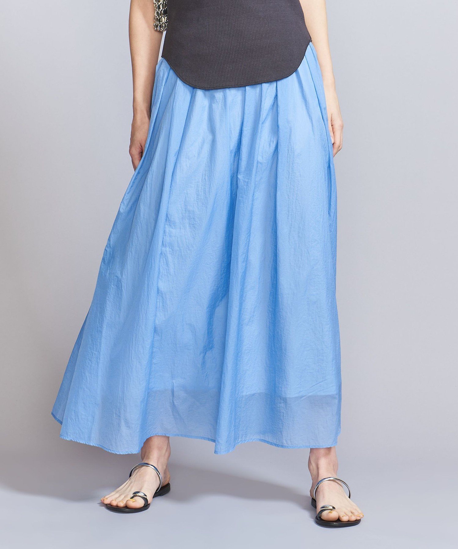 【ユナイテッドアローズ/UNITED ARROWS】のナイロン シアーギャザースカート -ウォッシャブル- 人気、トレンドファッション・服の通販 founy(ファニー) 　ファッション　Fashion　レディースファッション　Fashion for Women　スカート　Skirts　ウォッシャブル　Machine Washable　春　Spring　ギャザー　Gathered, Ruffled　コンパクト　Compact, Small Size　サマー　Summer, Summer Style　サンダル　Sandals, Summer Shoes　シアー　Sheer, See-Through　シンプル　Simple, Minimal　スウェット / スエット　Sweatshirt, Sweatwear　スニーカー　Sneakers, Trainers　定番　Standard, Basic Item　人気　Popular, Best Seller　フレア　Flare, Flared　S/S・春夏　SS, Spring/Summer, Warm Season　アウトレット　Outlet / Clearance　おすすめ　Recommended / Our Picks　夏　Summer　エレガント 上品　Elegant　 other-1|ID: prp329100004933470 ipo3291000000037029870