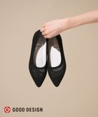 【ステッピ/steppi】の【洗える/撥水】ポインテッド メッシュ パンプス ブラック[005]|ID: prp329100004933473 ipo3291000000037294212