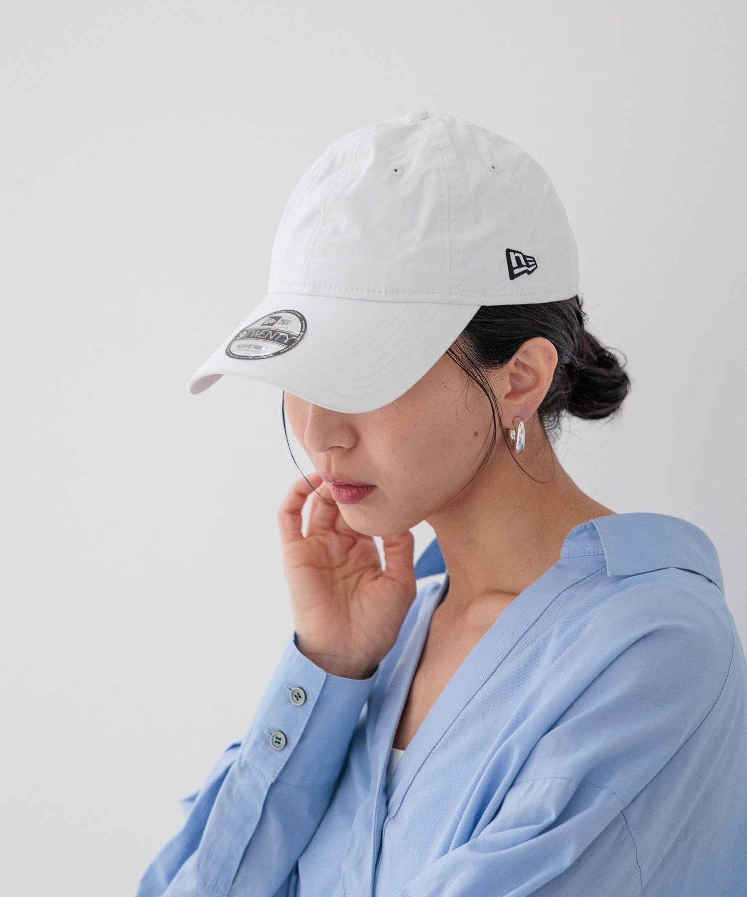 【ベイフロー/BAYFLOW】の【HEREIAM】NEW ERA(ニューエラ)/LONG VISOR(撥水) インテリア・キッズ・メンズ・レディースファッション・服の通販 founy(ファニー) 　ファッション　Fashion　レディースファッション　Fashion for Women　キャップ　Cap, Baseball Cap　コーティング　Coating, Coated Finish　プリント　Print, Printed Pattern　別注　Limited Edition, Custom Order　ロング　Long, Long-Length　おすすめ　Recommended / Our Picks　夏　Summer　ホワイト10|ID: prp329100004933477 ipo3291000000037029901