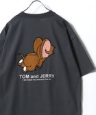 【マルカワ/MARUKAWA】のTom and Jerry トムとジェリー Tシャツ メンズ オーバーサイズ ワンポイント サガラ刺繍 半袖 ティーシャツ レディース ユニセックス ブラック系その他4|ID: prp329100004933491 ipo3291000000037029963