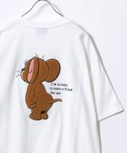 【マルカワ/MARUKAWA】のTom and Jerry トムとジェリー Tシャツ メンズ オーバーサイズ ワンポイント サガラ刺繍 半袖 ティーシャツ レディース ユニセックス ホワイト系その他2|ID: prp329100004933491 ipo3291000000037029967