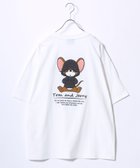 【マルカワ/MARUKAWA】のTom and Jerry トムとジェリー Tシャツ メンズ オーバーサイズ ワンポイント サガラ刺繍 半袖 ティーシャツ レディース ユニセックス ホワイト系その他3|ID: prp329100004933491 ipo3291000000037029971
