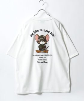 【マルカワ/MARUKAWA】のTom and Jerry トムとジェリー Tシャツ メンズ オーバーサイズ ワンポイント サガラ刺繍 半袖 ティーシャツ レディース ユニセックス 大人の最旬トレンドファッション＆コーディネート founy(ファウニー) ファッション Fashion レディースファッション Fashion for Women トップス・カットソー Cut & Sew Tops シャツ・ブラウス・オフィスカジュアル Elegant Blouses & Button-Ups ロングTシャツ・Tシャツ Longline T-Shirts & Tees インナー Innerwear カーゴパンツ Cargo Pants, Utility Pants カーディガン Cardigan, Knitwear キャップ Cap, Baseball Cap コンビ Combo, Combination Style サロペット Overalls, Salopette シアー Sheer, See-Through シフォン Chiffon, Lightweight Fabric ショルダー Shoulder, Shoulder Strap シンプル Simple, Minimal ジャケット Jacket, Outerwear ジーンズ Jeans, Denim Pants スニーカー Sneakers, Trainers スポーツ Sports, Activewear ダメージ Distressed, Destroyed チュール Tulip, Tulip Motif ツイード Twill, Twill Weave デニム Denim, Jeans Material トレンド Trend, Trending Now ネコ Cat, Feline Motif パーカー Hoodie, Parka ビッグ Big, Oversized ビンテージ Vintage, Retro Style フロント Front, Front Design ブルゾン Blouson, Bomber Jacket |ID:prp329100004933491