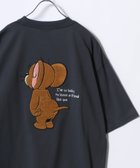 【マルカワ/MARUKAWA】のTom and Jerry トムとジェリー Tシャツ メンズ オーバーサイズ ワンポイント サガラ刺繍 半袖 ティーシャツ レディース ユニセックス ブラック系その他|ID: prp329100004933491 ipo3291000000037245754