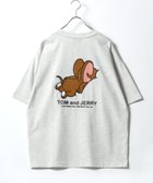 【マルカワ/MARUKAWA】のTom and Jerry トムとジェリー Tシャツ メンズ オーバーサイズ ワンポイント サガラ刺繍 半袖 ティーシャツ レディース ユニセックス アッシュグレー|ID: prp329100004933491 ipo3291000000037245759