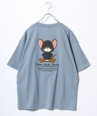 【マルカワ/MARUKAWA】のTom and Jerry トムとジェリー Tシャツ メンズ オーバーサイズ ワンポイント サガラ刺繍 半袖 ティーシャツ レディース ユニセックス ブルー系その他2|ID: prp329100004933491 ipo3291000000037245774