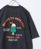 【マルカワ/MARUKAWA】のTom and Jerry トムとジェリー Tシャツ メンズ オーバーサイズ ワンポイント サガラ刺繍 半袖 ティーシャツ レディース ユニセックス ブラック系その他3|ID: prp329100004933491 ipo3291000000037245779