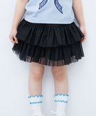 【デビロック/devirock / KIDS】のふんわり2段チュール 1分丈 スカパン 子供服 キッズ 女の子 膝上 ウエストゴム 26SS 人気、トレンドファッション・服の通販 founy(ファニー) ファッション Fashion キッズファッション Fashion for Kids キュロット Culottes, Wide Shorts ストレッチ Stretch, Stretchy Fabric チュール Tulip, Tulip Motif おすすめ Recommended / Our Picks 2026年 2026 thumbnail ブラック|ID: prp329100004933500 ipo3291000000037030004