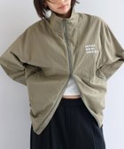 【アンドミー/andme】のUVカット 接触冷感 ロゴ刺繍 ナイロン ジャケット ブルゾン ANME アンメ 人気、トレンドファッション・服の通販 founy(ファニー) ファッション Fashion レディースファッション Fashion for Women アウター Coat / Outerwear Collection レディースジャケット・軽アウター Jackets ブルゾンジャケット・スポーティアウター Blouson Jackets ジャケット Jacket, Outerwear ダブル Double, Double-Breasted フロント Front, Front Design ブルゾン Blouson, Bomber Jacket ポケット Pocket, Pocket Detail 別注 Limited Edition, Custom Order ループ Loop, Loop Knit おすすめ Recommended / Our Picks thumbnail ライトカーキ|ID: prp329100004933509 ipo3291000000037030037