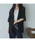 【ドゥ アルシーヴ/Doux archives】のメッシュ半袖ジャケット BLACK|ID:prp329100004933513