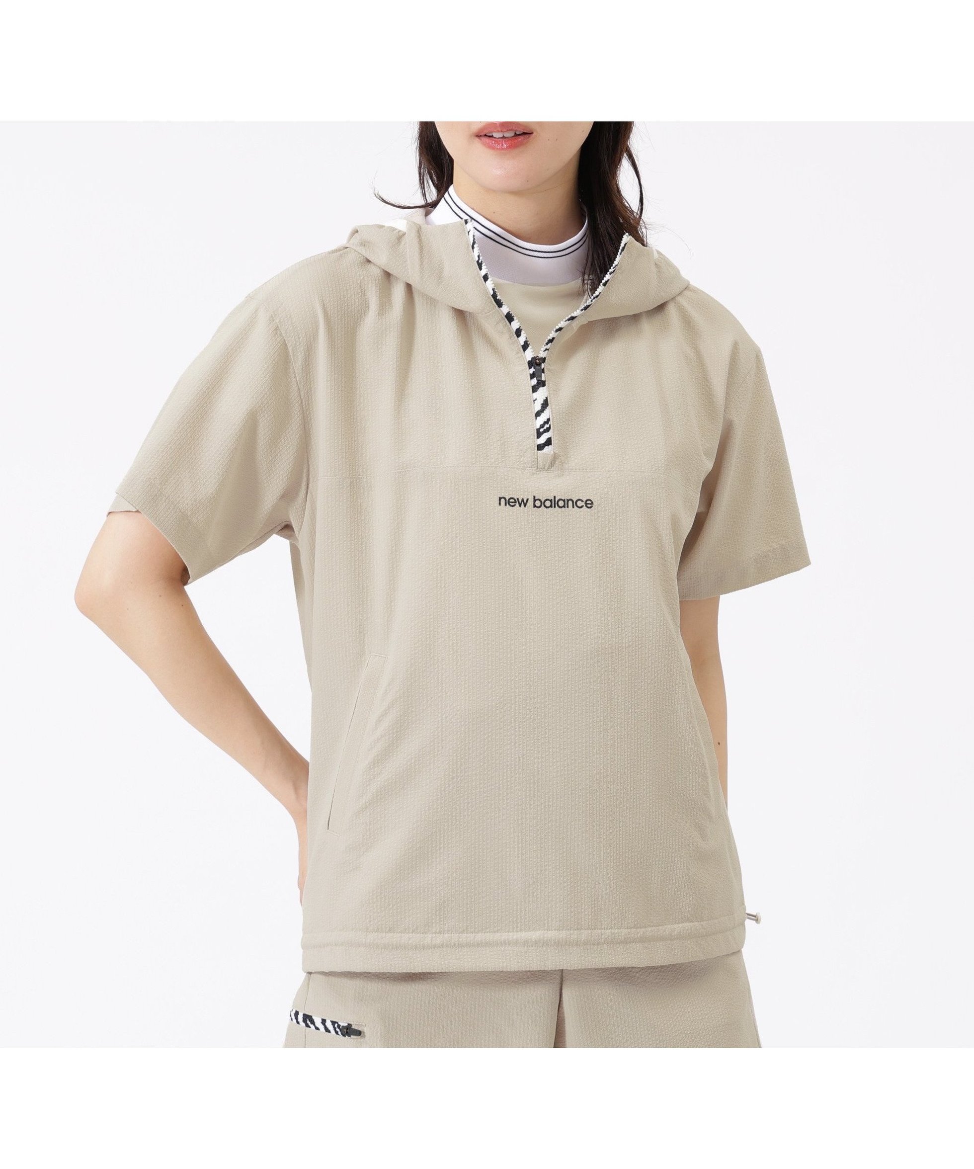 【ニューバランス ゴルフ/New Balance Golf】のハーフジップ プルオーバーフーディー (WOMENS) 人気、トレンドファッション・服の通販 founy(ファニー) 　ファッション　Fashion　レディースファッション　Fashion for Women　トップス・カットソー　Cut & Sew Tops　カジュアルプルオーバー・ニットトップス　Pullovers & Knit Tops / Casual Pullovers　ストレッチ　Stretch, Stretchy Fabric　ポケット　Pocket, Pocket Detail　リラックス　Relax, Relaxed Fit　 other-1|ID: prp329100004933516 ipo3291000000037030060