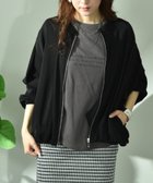 【インタープラネット/INTERPLANET】の【撥水・UV加工】ダブルクロスノーカラーブルゾン 人気、トレンドファッション・服の通販 founy(ファニー) ファッション Fashion レディースファッション Fashion for Women アウター Coat / Outerwear Collection ブルゾンジャケット・スポーティアウター Blouson Jackets 洗える Machine Washable シンプル Simple, Minimal ダブル Double, Double-Breasted ドレープ Drape, Draping Fabric ブルゾン Blouson, Bomber Jacket ベーシック Basic, Essential 羽織 Haori, Light Jacket エレガント 上品 Elegant ビジネス 仕事 通勤 Business / Work / Commuting thumbnail ブラック|ID: prp329100004933517 ipo3291000000037030066