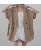 【ローリーズファーム/LOWRYS FARM】のバスケットダブルジャケット 人気、トレンドファッション・服の通販 founy(ファニー) ファッション Fashion レディースファッション Fashion for Women アウター Coat / Outerwear Collection レディースジャケット・軽アウター Jackets おすすめ Recommended / Our Picks クール Cool, Chic ショート Short, Short Length セットアップ Set-Up, Coordinated Outfit タイトスカート Pencil Skirt, Tight Skirt ダブル Double, Double-Breasted バランス Balance, Style Balance ボトム Bottoms, Lower Wear ミドル Middle Length, Mid Height thumbnail ベージュ52|ID: prp329100004933521 ipo3291000000037030083