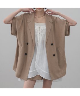 【ローリーズファーム/LOWRYS FARM】のバスケットダブルジャケット 大人の最旬トレンドファッション＆コーディネート founy(ファウニー) ファッション Fashion レディースファッション Fashion for Women アウター Coat / Outerwear Collection レディースジャケット・軽アウター Jackets おすすめ Recommended / Our Picks クール Cool, Chic ショート Short, Short Length セットアップ Set-Up, Coordinated Outfit タイトスカート Pencil Skirt, Tight Skirt ダブル Double, Double-Breasted バランス Balance, Style Balance ボトム Bottoms, Lower Wear ミドル Middle Length, Mid Height |ID:prp329100004933521