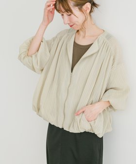 【アイテムズアーバンリサーチ/ITEMS URBAN RESEARCH】のバルーンスリーブブルゾン 人気、トレンドファッション・服の通販 founy(ファニー) ファッション Fashion レディースファッション Fashion for Women アウター Coat / Outerwear Collection ブルゾンジャケット・スポーティアウター Blouson Jackets 2025年 2025 2025春夏・S/S Spring/Summer 2025 SS25 スリーブ Sleeve, Long Sleeve / Short Sleeve バルーン Balloon, Balloon Silhouette エレガント 上品 Elegant 夏 Summer 春 Spring S/S・春夏 SS, Spring/Summer, Warm Season |ID:prp329100004933530