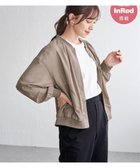 【イッカ/ikka】の【雑誌InRed5月号掲載】シアーリブブルゾン コーヒー|ID: prp329100004933534 ipo3291000000037030145