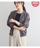 【イッカ/ikka】の【雑誌InRed5月号掲載】シアーリブブルゾン チャコール|ID: prp329100004933534 ipo3291000000037388214