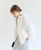 【ベイフロー/BAYFLOW】の程よい透け感 シアージップパーカー ホワイト10|ID: prp329100004933535 ipo3291000000037030148