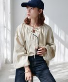 【ディスコート/Discoat】の【WEB限定】リネンタッチスキッパーブラウス 人気、トレンドファッション・服の通販 founy(ファニー) ファッション Fashion レディースファッション Fashion for Women トップス・カットソー Cut & Sew Tops シャツ・ブラウス・オフィスカジュアル Elegant Blouses & Button-Ups インナー Innerwear スキッパー Skipper, Open Collar タートルネック Turtleneck, High Neck フェミニン Feminine, Girly ロング Long, Long-Length thumbnail ベージュ|ID: prp329100004933538 ipo3291000000037030159