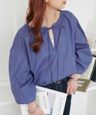 【ディスコート/Discoat】の【WEB限定】リネンタッチスキッパーブラウス 人気、トレンドファッション・服の通販 founy(ファニー) ファッション Fashion レディースファッション Fashion for Women トップス・カットソー Cut & Sew Tops シャツ・ブラウス・オフィスカジュアル Elegant Blouses & Button-Ups インナー Innerwear スキッパー Skipper, Open Collar タートルネック Turtleneck, High Neck フェミニン Feminine, Girly ロング Long, Long-Length thumbnail ブルー|ID: prp329100004933538 ipo3291000000037030162