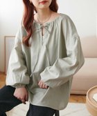 【ディスコート/Discoat】の【WEB限定】リネンタッチスキッパーブラウス 人気、トレンドファッション・服の通販 founy(ファニー) ファッション Fashion レディースファッション Fashion for Women トップス・カットソー Cut & Sew Tops シャツ・ブラウス・オフィスカジュアル Elegant Blouses & Button-Ups インナー Innerwear スキッパー Skipper, Open Collar タートルネック Turtleneck, High Neck フェミニン Feminine, Girly ロング Long, Long-Length thumbnail グレー|ID: prp329100004933538 ipo3291000000037030163