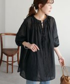 【ディスコート/Discoat】の【新色追加!/WEB限定】前後2WAYシアーブラウス 人気、トレンドファッション・服の通販 founy(ファニー) ファッション Fashion レディースファッション Fashion for Women トップス・カットソー Cut & Sew Tops シャツ・ブラウス・オフィスカジュアル Elegant Blouses & Button-Ups thumbnail ブラック|ID: prp329100004933539 ipo3291000000037030172