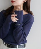 【ディスコート/Discoat】の【インナー使いにも◎/WEB限定】ラメリブショートプルオーバー 人気、トレンドファッション・服の通販 founy(ファニー) ファッション Fashion レディースファッション Fashion for Women トップス・カットソー Cut & Sew Tops カジュアルプルオーバー・ニットトップス Pullovers & Knit Tops / Casual Pullovers インナー Innerwear シンプル Simple, Minimal ジャケット Jacket, Outerwear スウェット / スエット Sweatshirt, Sweatwear スラックス Slacks, Dress Pants デニム Denim, Jeans Material プリーツ Pleats, Pleated ロング Long, Long-Length ワイド Wide, Wide Fit 春 Spring thumbnail ネイビー|ID: prp329100004933541 ipo3291000000037030185