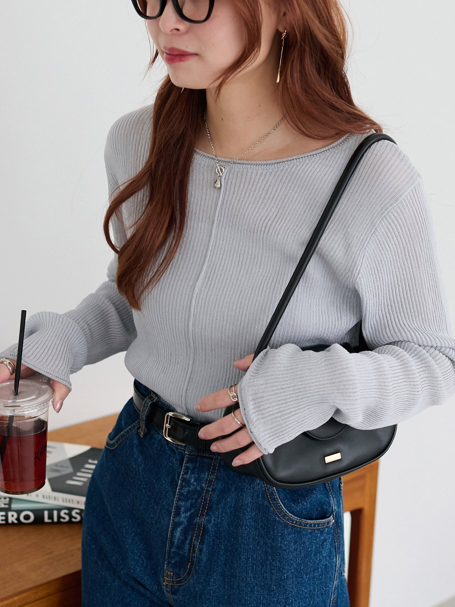 【ディスコート/Discoat】の【インナー使いにも◎/WEB限定】ラメリブショートプルオーバー インテリア・キッズ・メンズ・レディースファッション・服の通販 founy(ファニー) 　ファッション　Fashion　レディースファッション　Fashion for Women　トップス・カットソー　Cut & Sew Tops　カジュアルプルオーバー・ニットトップス　Pullovers & Knit Tops / Casual Pullovers　インナー　Innerwear　シンプル　Simple, Minimal　ジャケット　Jacket, Outerwear　スウェット / スエット　Sweatshirt, Sweatwear　スラックス　Slacks, Dress Pants　デニム　Denim, Jeans Material　プリーツ　Pleats, Pleated　ロング　Long, Long-Length　ワイド　Wide, Wide Fit　春　Spring　ライトグレー|ID: prp329100004933541 ipo3291000000037030188