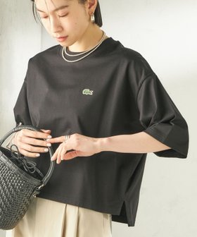 【シップス/SHIPS】の【SHIPS別注】LACOSTE 手洗い可能 五分袖 TEE 大人の最旬トレンドファッション＆コーディネート founy(ファウニー) ファッション Fashion レディースファッション Fashion for Women トップス・カットソー Cut & Sew Tops 定番 Standard, Basic Item 人気 Popular, Best Seller バランス Balance, Style Balance フランス France, French ボックス Boxy, Box Shape ポケット Pocket, Pocket Detail 別注 Limited Edition, Custom Order おすすめ Recommended / Our Picks エレガント 上品 Elegant 2026年 2026 2026春夏・S/S Spring/Summer 2026 SS26 |ID:prp329100004933544