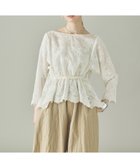 【カレンソロジー/Curensology】のレース2WAYギャザーブラウス 人気、トレンドファッション・服の通販 founy(ファニー) ファッション Fashion レディースファッション Fashion for Women トップス・カットソー Cut & Sew Tops シャツ・ブラウス・オフィスカジュアル Elegant Blouses & Button-Ups エレガント 上品 Elegant ギャザー Gathered, Ruffled リボン Ribbon, Bow レース Lace, Lace Fabric thumbnail アイボリー|ID: prp329100004933546 ipo3291000000037030213