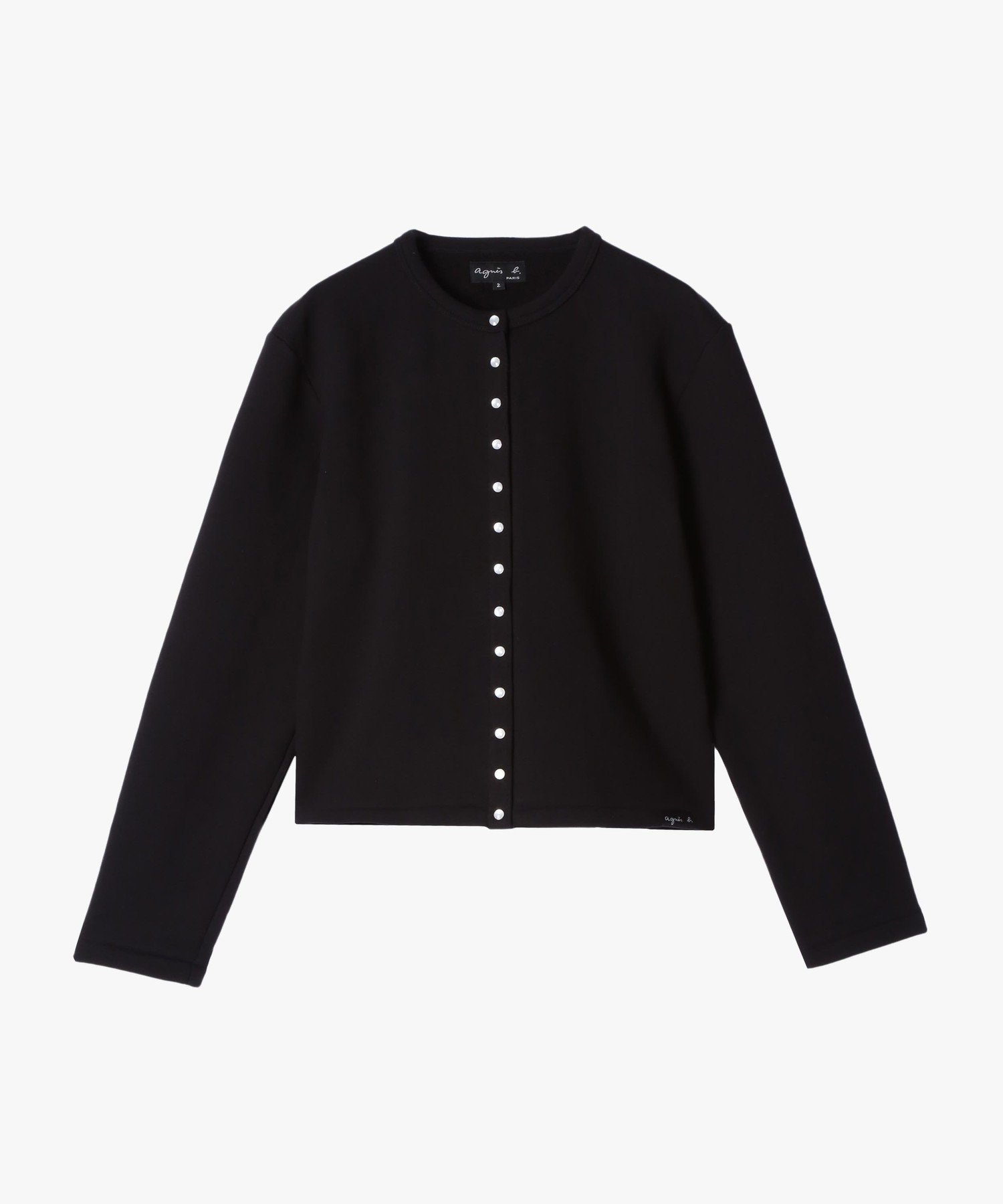 【アニエスベー ファム/agnes b. FEMME】のWEB限定 ロゴ コットン 長袖 カーディガンプレッション 人気、トレンドファッション・服の通販 founy(ファニー) 　ファッション　Fashion　レディースファッション　Fashion for Women　トップス・カットソー　Cut & Sew Tops　カーディガン・羽織り　Layered Style Cardigans　カッティング　Cutting Detail　カーディガン　Cardigan, Knitwear　スウェット / スエット　Sweatshirt, Sweatwear　スペシャル　Special, Limited Edition　定番　Standard, Basic Item　長袖　Long Sleeve, Full Sleeve　ビスチェ　Bustier, Corset Top　半袖　Short Sleeve, Half Sleeve　メルトン　Melton, Heavy Wool　メンズ　Men's, Menswear　夏　Summer　 other-1|ID: prp329100004933547 ipo3291000000037030215