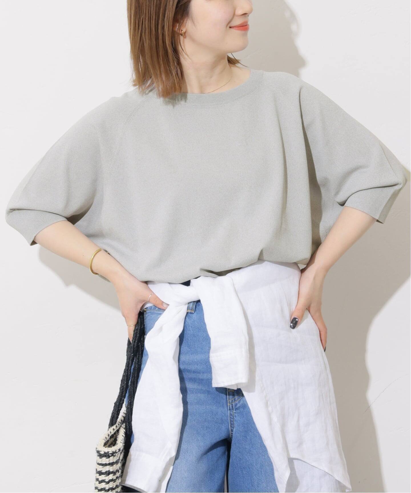 【ジャーナルスタンダード レリューム/JOURNAL STANDARD relume】の接触冷感 / ウォッシャブルクールドルマンプルオーバー インテリア・キッズ・メンズ・レディースファッション・服の通販 founy(ファニー) 　ファッション　Fashion　レディースファッション　Fashion for Women　トップス・カットソー　Cut & Sew Tops　カジュアルプルオーバー・ニットトップス　Pullovers & Knit Tops / Casual Pullovers　2026年　2026　おすすめ　Recommended / Our Picks　ベーシック　Basic, Essential　エレガント 上品　Elegant　夏　Summer　グレーB|ID: prp329100004933548 ipo3291000000037030220