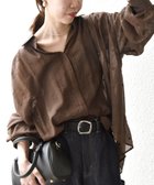 【シップス フォー ウィメン/SHIPS】のSHIPS any 手洗い可能 シアー ドット レギュラーカラー ギャザー シャツ 人気、トレンドファッション・服の通販 founy(ファニー) ファッション Fashion レディースファッション Fashion for Women トップス・カットソー Cut & Sew Tops シャツ・ブラウス・オフィスカジュアル Elegant Blouses & Button-Ups インナー Innerwear 洗える Machine Washable キャミソール Camisole, Spaghetti Strap Top ギャザー Gathered, Ruffled シアー Sheer, See-Through シャドー Shadow, Subtle Pattern ストライプ Stripe, Striped Pattern タンク Tank Top, Sleeveless Top タートルネック Turtleneck, High Neck ツイード Twill, Twill Weave ドット Polka Dot, Dot Pattern フェミニン Feminine, Girly ボトム Bottoms, Lower Wear レギュラー Regular, Standard Fit おすすめ Recommended / Our Picks 2026年 2026 thumbnail ブラウン|ID: prp329100004933550 ipo3291000000037030231