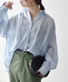 【シップス フォー ウィメン/SHIPS】のSHIPS any 手洗い可能 シアー ドット レギュラーカラー ギャザー シャツ 人気、トレンドファッション・服の通販 founy(ファニー) ファッション Fashion レディースファッション Fashion for Women トップス・カットソー Cut & Sew Tops シャツ・ブラウス・オフィスカジュアル Elegant Blouses & Button-Ups インナー Innerwear 洗える Machine Washable キャミソール Camisole, Spaghetti Strap Top ギャザー Gathered, Ruffled シアー Sheer, See-Through シャドー Shadow, Subtle Pattern ストライプ Stripe, Striped Pattern タンク Tank Top, Sleeveless Top タートルネック Turtleneck, High Neck ツイード Twill, Twill Weave ドット Polka Dot, Dot Pattern フェミニン Feminine, Girly ボトム Bottoms, Lower Wear レギュラー Regular, Standard Fit おすすめ Recommended / Our Picks 2026年 2026 thumbnail ライトブルー|ID: prp329100004933550 ipo3291000000037030232