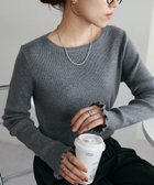 【ディスコート/Discoat】の【着回し力◎/手洗い可能】袖口フリルプルオーバー《WEB限定》 人気、トレンドファッション・服の通販 founy(ファニー) ファッション Fashion レディースファッション Fashion for Women トップス・カットソー Cut & Sew Tops カジュアルプルオーバー・ニットトップス Pullovers & Knit Tops / Casual Pullovers おすすめ Recommended / Our Picks インナー Innerwear キャミワンピース Cami Dress, Slip Dress シンプル Simple, Minimal ジャケット Jacket, Outerwear フリル Frill, Ruffle ベロア Velour, Soft Velvet リブニット Rib Knit, Ribbed Knit thumbnail グレー|ID: prp329100004933552 ipo3291000000037030251