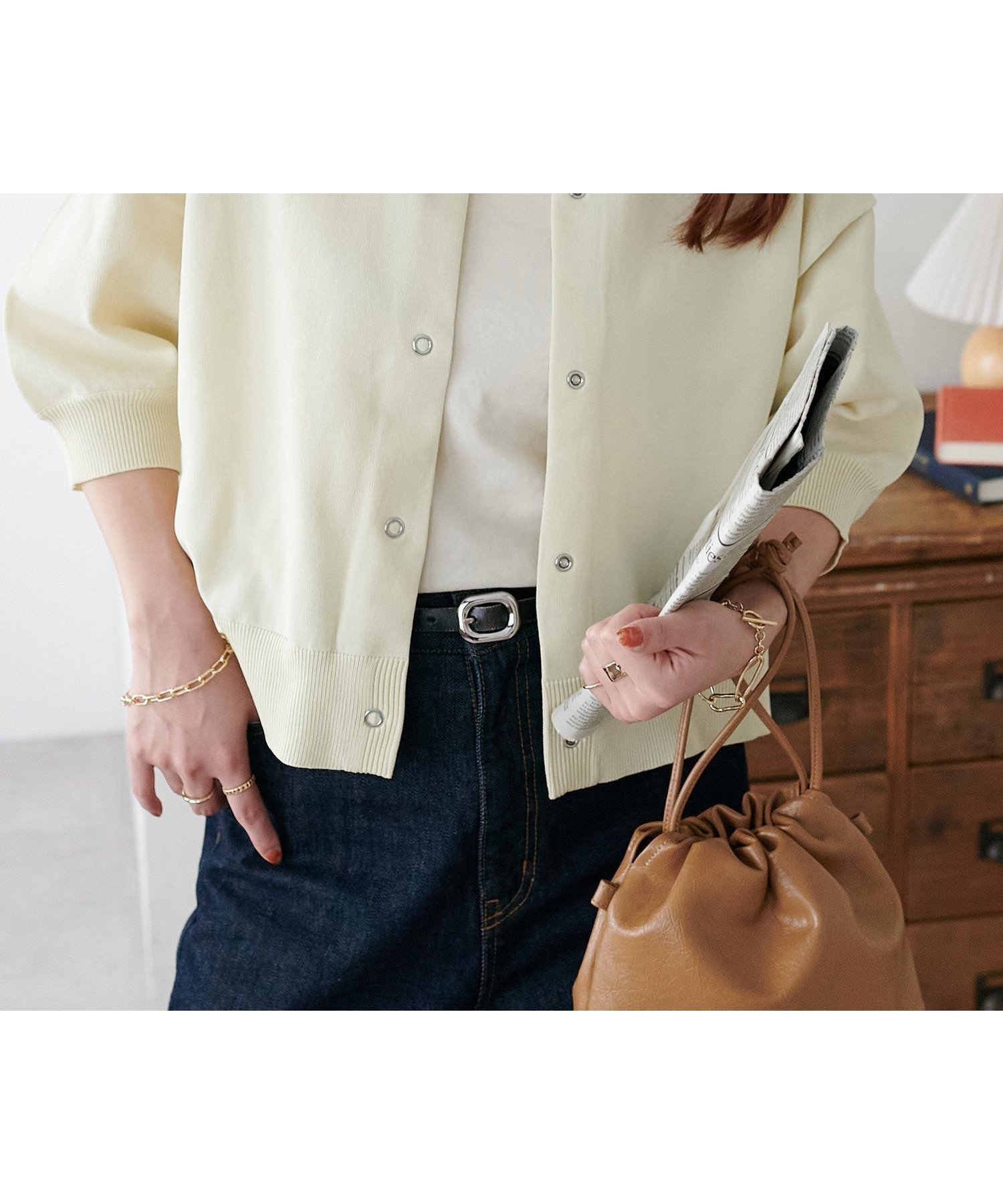 【ディスコート/Discoat】の【新色追加/夏の羽織に♪】ライトスポンディッシュ半袖カーディガン《WEB限定》 インテリア・キッズ・メンズ・レディースファッション・服の通販 founy(ファニー) 　ファッション　Fashion　レディースファッション　Fashion for Women　トップス・カットソー　Cut & Sew Tops　カーディガン・羽織り　Layered Style Cardigans　カーディガン　Cardigan, Knitwear　キャミ　Camisole, Cami Top　コンパクト　Compact, Small Size　今季　This Season, Current Season　ショート　Short, Short Length　ティアードスカート　Tiered Skirt, Flounced Skirt　バランス　Balance, Style Balance　フロント　Front, Front Design　半袖　Short Sleeve, Half Sleeve　羽織　Haori, Light Jacket　おすすめ　Recommended / Our Picks　夏　Summer　アイボリー|ID: prp329100004933554 ipo3291000000037030258