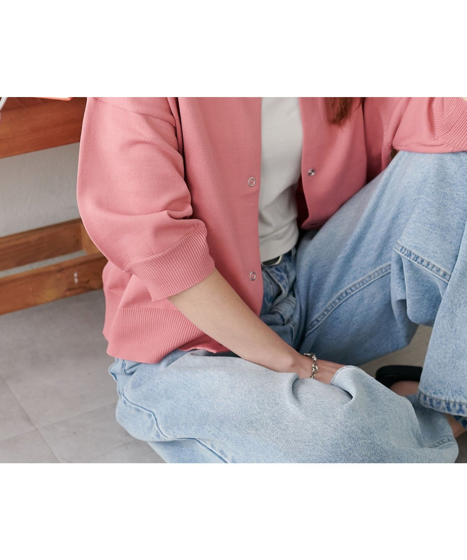 【ディスコート/Discoat】の【新色追加/夏の羽織に♪】ライトスポンディッシュ半袖カーディガン《WEB限定》 インテリア・キッズ・メンズ・レディースファッション・服の通販 founy(ファニー) 　ファッション　Fashion　レディースファッション　Fashion for Women　トップス・カットソー　Cut & Sew Tops　カーディガン・羽織り　Layered Style Cardigans　カーディガン　Cardigan, Knitwear　キャミ　Camisole, Cami Top　コンパクト　Compact, Small Size　今季　This Season, Current Season　ショート　Short, Short Length　ティアードスカート　Tiered Skirt, Flounced Skirt　バランス　Balance, Style Balance　フロント　Front, Front Design　半袖　Short Sleeve, Half Sleeve　羽織　Haori, Light Jacket　おすすめ　Recommended / Our Picks　夏　Summer　ピンク|ID: prp329100004933554 ipo3291000000037030266